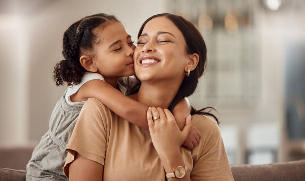 Mother and child at the Alexandria Smile Center in Alexandria, LA.